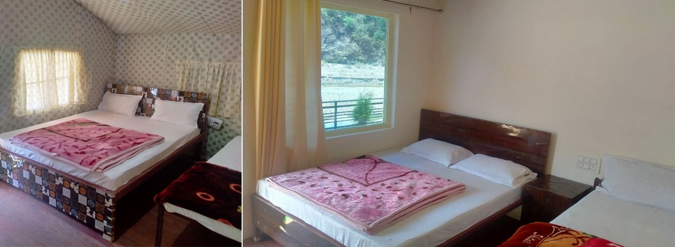 Camps Available On Double, Triple and Quad Sharing